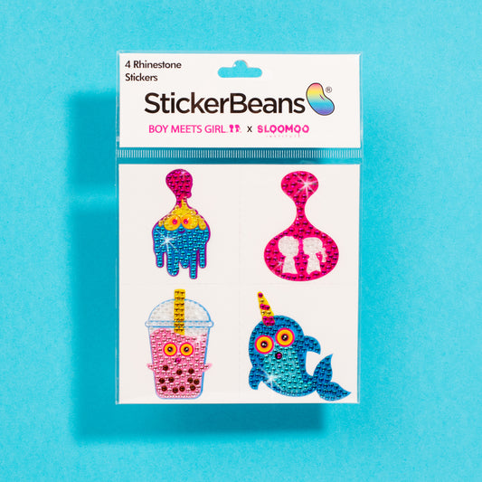 BOY MEETS GIRL x Sloomoo x StickerBeans Sticker Pack