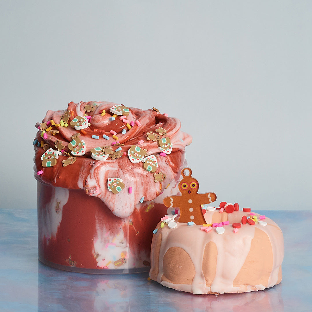Iced Gingerbread Cake Slime