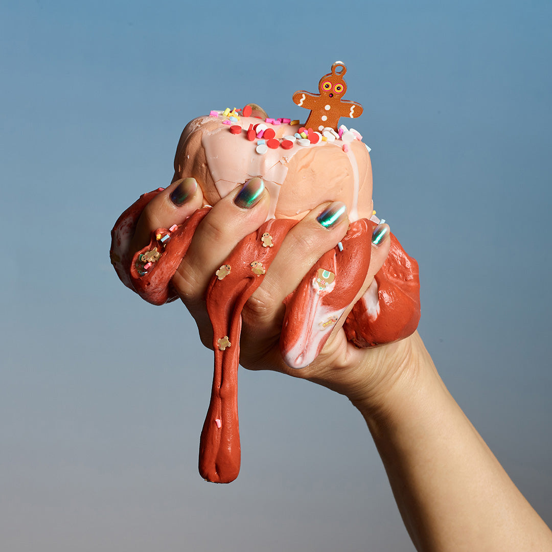 Iced Gingerbread Cake Slime