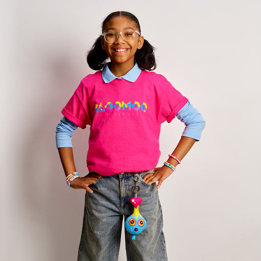Magenta Sloomoo New York Youth T-Shirt