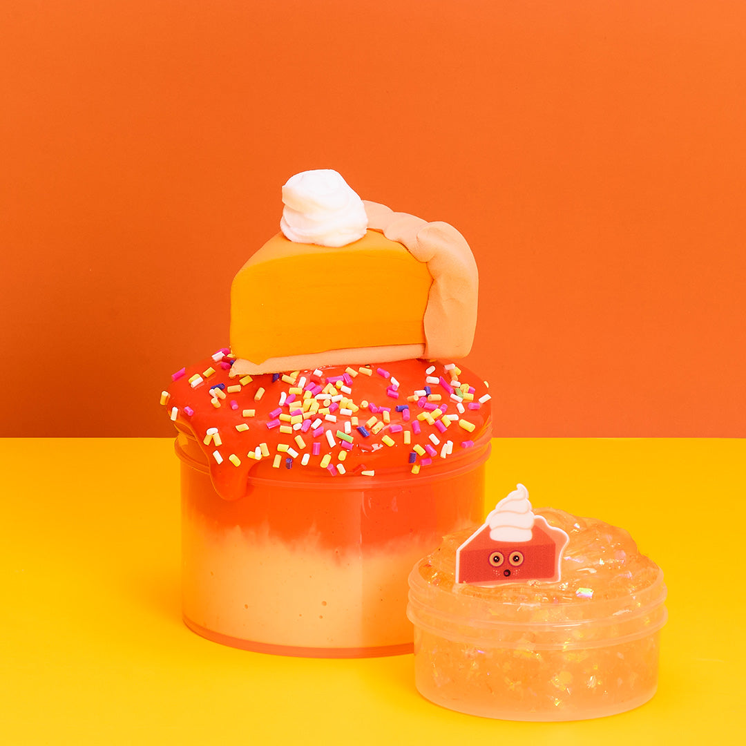 Pumpkin Pie Shake Stack Slime