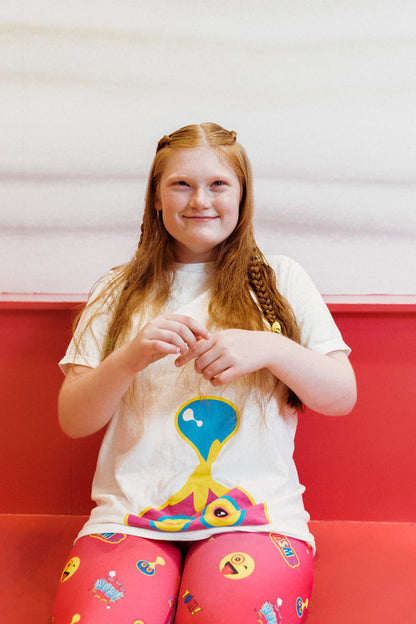 White Sloomoo T-Shirt - sloomooinstitute