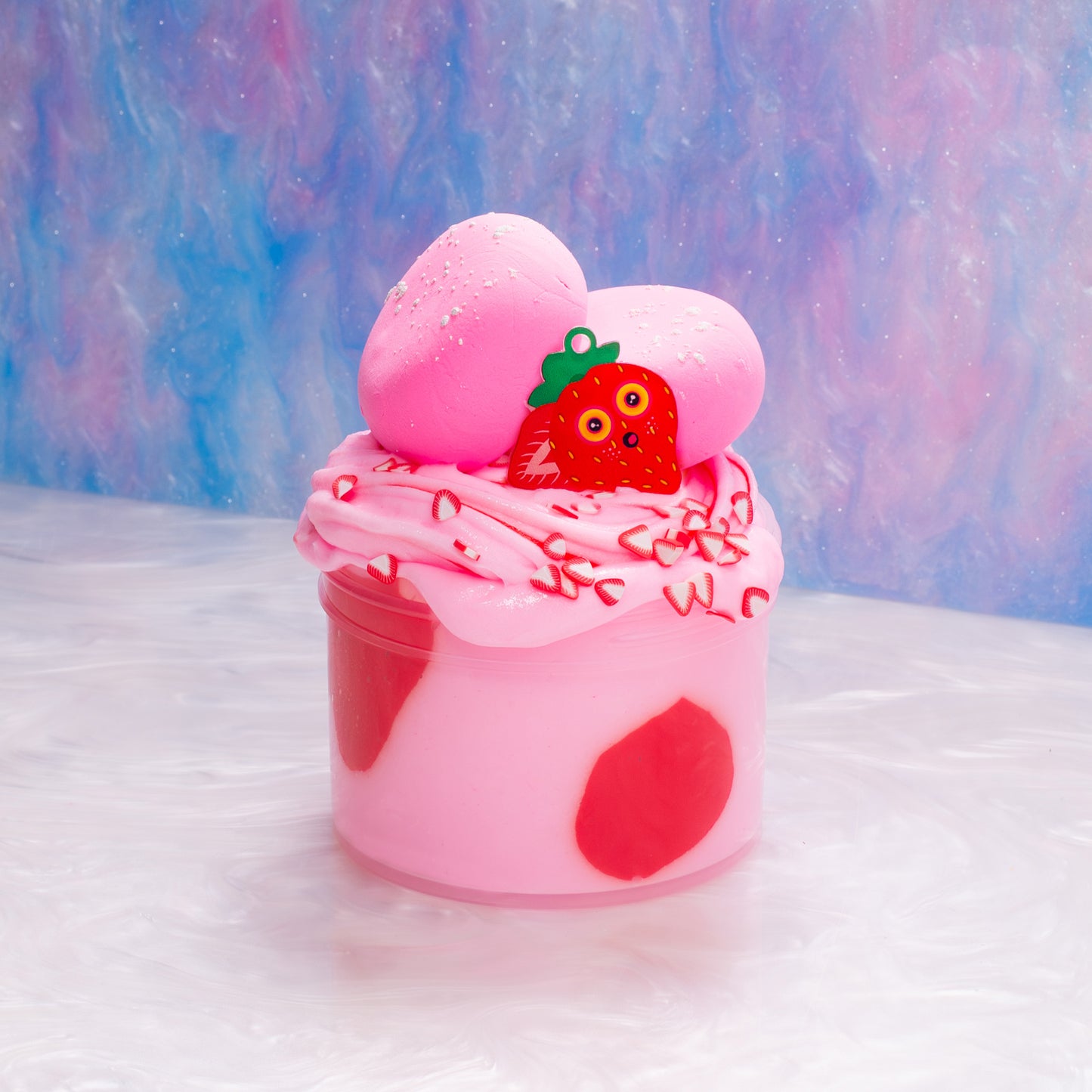 Sloomoo slime Strawberry Mochi